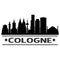 Cologne city Icon Vector Art Design Skyline