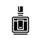 cologne fragrance bottle perfume glyph icon vector illustration