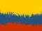 Colombia flag design concept
