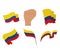 Colombia flags protest