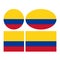 Colombia flags - Republic of Colombia