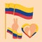 colombia protest icons