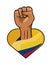 colombia resists fist