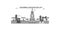 Colombia, Santiago De Cali city skyline isolated vector illustration, icons