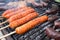 Colombian barbecue, typical food of Colombia- close-up image