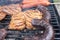 Colombian barbecue, typical food of Colombia- close-up image