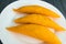 Colombian empanadas on the wooden table