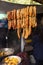 Colombian street chorizos - Traditional gastronomy of Colombia