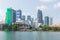 Colombo city skyline with modern skyscrapers, Sri Lanka