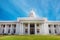 Colombo, Sri Lanka - 11 February 2017: Panorama of Colonial-era building of the Town Hall parliment building white house