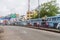 COLOMBO, SRI LANKA - JULY 26, 2016: Traffic on Olcott mawatha street in Colombo, Sri Lan