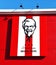 Colonel Sanders - the official face of Kentucky Fried Chicken logo