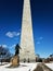 Colonel William Prescott statue and Bunker Hill monument