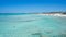 Colonia Sant Jordi, Spain. Amazing landscape of the charming beach Es Trenc