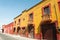 Colonial architecture in Cholula (Mexico)