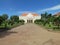 Colonial architecture governor mansion in Battambang Cambodia