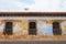 Colonial architecture, Hispanic heritage in the city of La Antigua Guatemala, detail of facades.