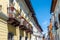 Colonial Balconies in Quito, Ecuador