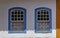 Colonial blue windows in Tiradentes, Minas Gerais