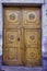 Colonial carved door