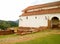 Colonial Church of Chinchero on the Hilltop of Chinchero Village, the Sacred Valley of the Inca, Cuzco region, Peru