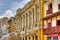 Colonial facades at Cartagena