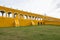 Colonial monastery Convento de San Antonio de Padua in Izamal, Yucatan, Mexico