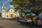 Colonial Se Church dated from the 17th century in Baroque style at Olinda on Brazil