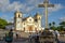 Colonial Se Church dated from the 17th century in Baroque style at Olinda on Brazil