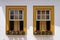 Colonial yellow windows in Tiradentes, Minas Gerais