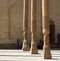 Colonnade of the Bolo Hauz Mosque in Bukhara, Uzbekistan