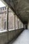 Colonnade of Castello Sforzesco in Milan