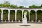 Colonnade fountains with statue The of Proserpina