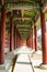 A Colonnade at the Gyeongbok Royal Palace showing Repetition