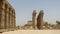 Colonnade Hall of Amenhotep III and Tutankhamun from the Amenhotep III Court of the Luxor Temple, Egypt.