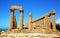Colonnade of Hera (Juno) temple in Agrigento.