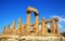 Colonnade of Hera (Juno) temple in Agrigento.