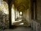 Colonnade of the interior court of a monastery