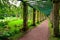 Colonnade near China palace in garden, Oranienbaum , Lomonosov,