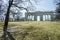 The colonnade on Rajstna is a romantic classicist gloriet near Valtice town, Czech Republic