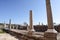 Colonnade on the street of ancient city Perge near Antalya, Turkey