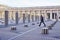 The Colonnes de Buren in the Palais Royal in Paris