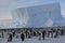 Colony of Emperor penguins