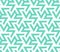 Color 2020. Neo mint,emerald, turquoise zigzag geometric vector seamless pattern. Repeating texture in neo mint colors