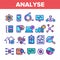 Color Analyse Element Sign Icons Set Vector