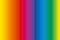Color bars with complementary colors, extended spectrum of 72 rainbow colors