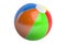Color beach ball, 3D rendering