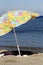 Color beach umbrella