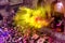 Color Blast Of Bake Bihari Temple, This is famous Holi of india.