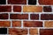 Color bricks wall